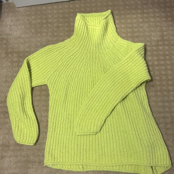 RAG & BONE Joseph Cozy Soft Citron Sweater S / M - Picture 15 of 16
